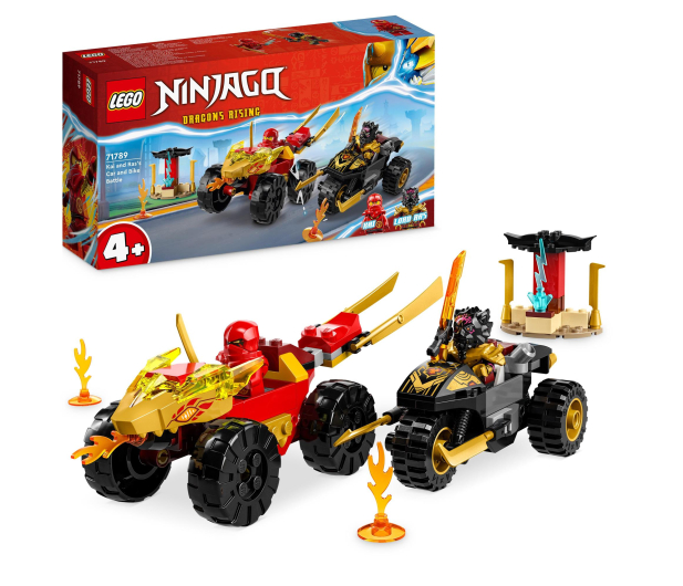 LEGO Ninjago 71789 Bitwa samochodowo-motocyklowa Kai vs. Ras - 1144467 - zdjęcie 2